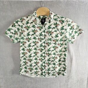 Artistry In Motion Shirt Men's Size large Floral Hawaiian button short sleeve‎